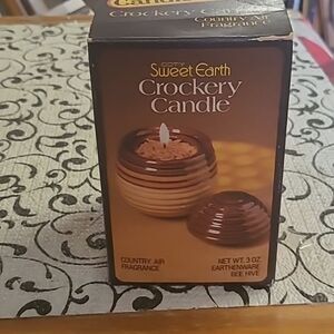 Sweet Earth Crockery Candle Set